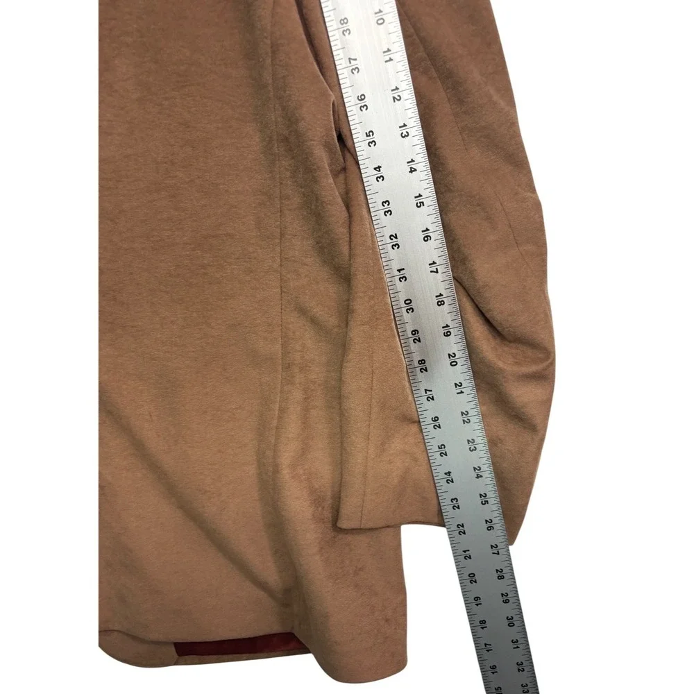 vtg Pagano West 50L Brown Western Moleskin Blazer Jacket Sport Coat Faux Suede